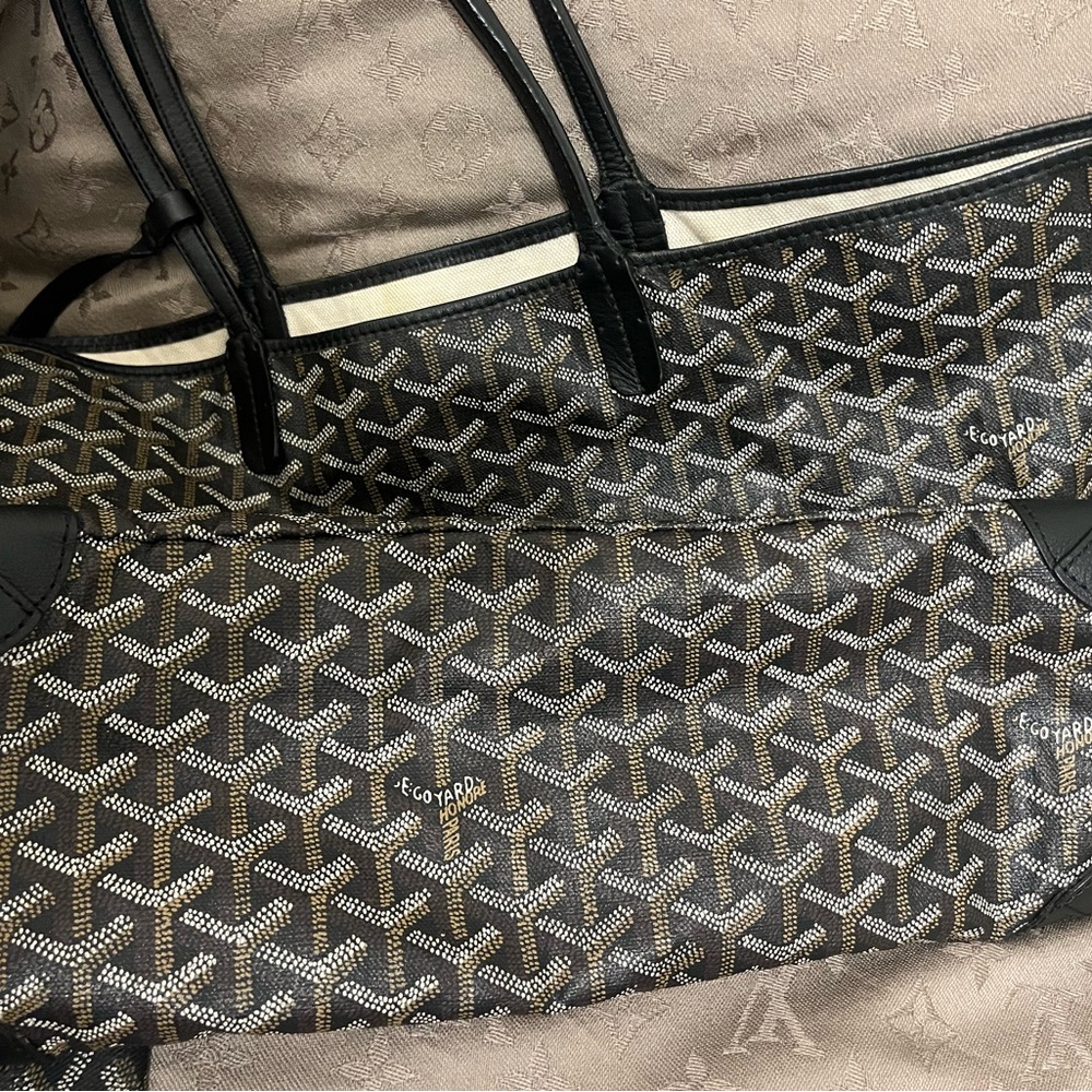 SOLD Goyard Goyardine Saint Louis PM w/pouch - Picture 7 of 13